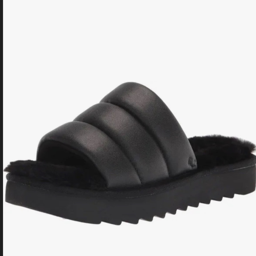 NIB Kookaburra By Ugg - BRB Slides - Black  size 5